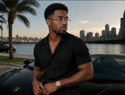 Men's Fashion Ultra Light Frameless Shades